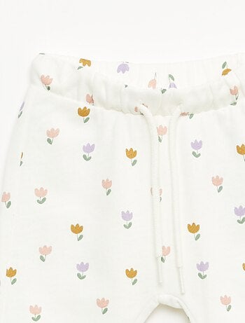 Calças de jogging em moletom leve