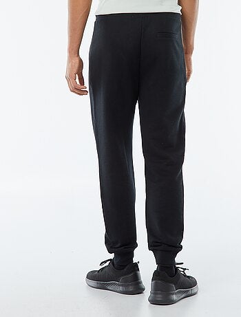 Calças de jogging em moletom leve com bolsos com zíper