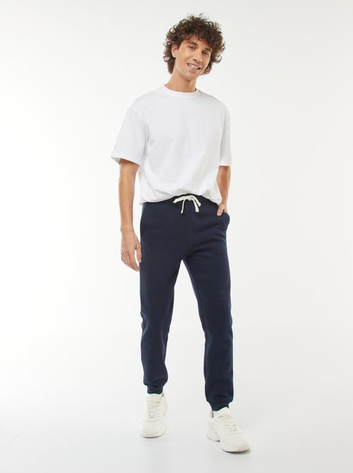 Calças de jogging em moletom quente - Kiabi