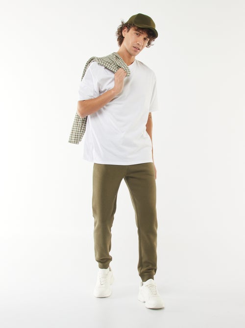 Calças de jogging em moletom quente - Kiabi