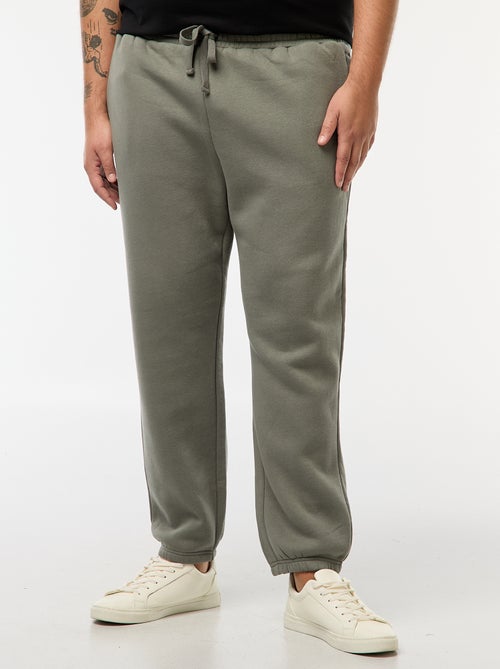 Calças de jogging em moletom quente com bolsos - Kiabi