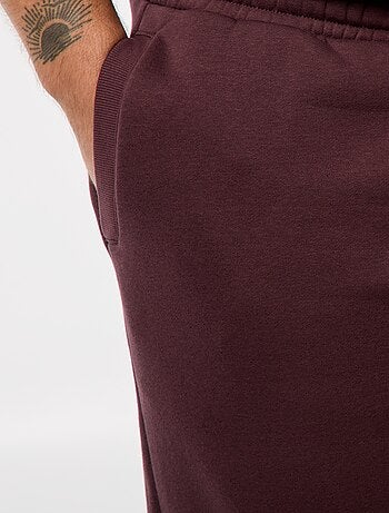 Calças de jogging em moletom quente com bolsos