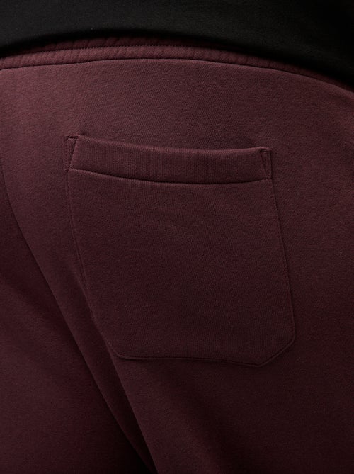 Calças de jogging em moletom quente com bolsos - Kiabi