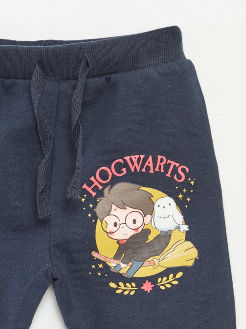 Calças de jogging estampadas 'Harrypotter' em algodão - Kiabi