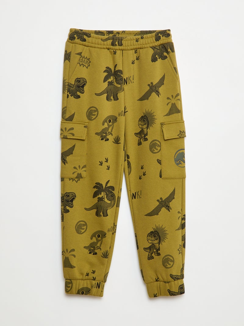 Calças de jogging estampadas 'Jurassic World' Caqui - Kiabi