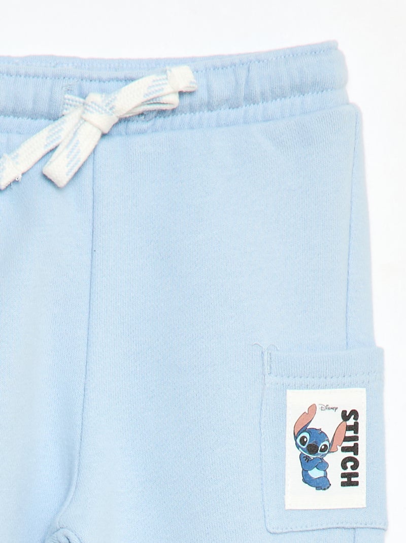 Calças de jogging estampadas 'Stitch' 'Disney' Azul - Kiabi