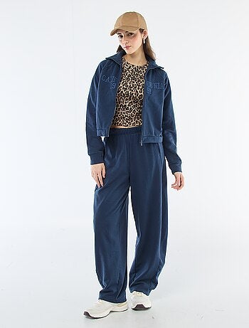 Calças de jogging estilo barrel