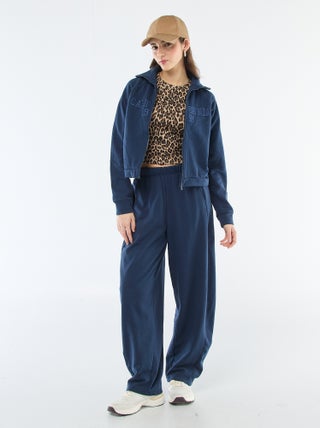 Calças de jogging estilo barrel