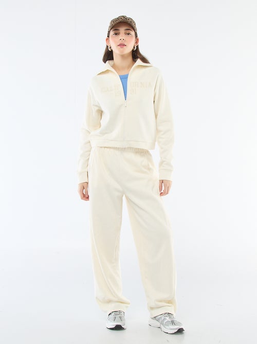 Calças de jogging estilo barrel - Kiabi