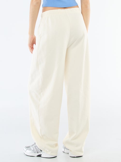 Calças de jogging estilo barrel - Kiabi