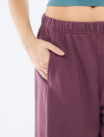 Calças de jogging estilo barrel