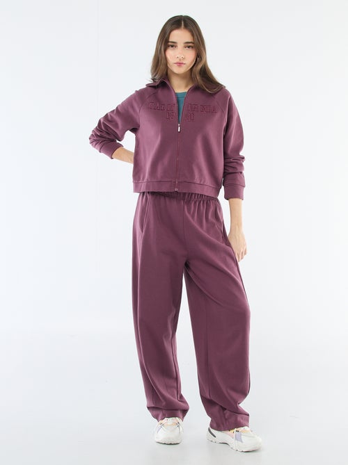 Calças de jogging estilo barrel - Kiabi