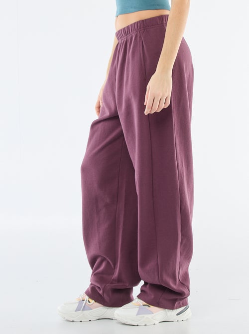 Calças de jogging estilo barrel - Kiabi