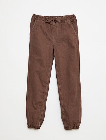 Calças de jogging forradas