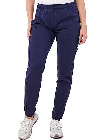 Calças de jogging kappa dacena para mulher azul marinho