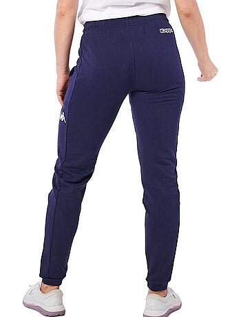 Calças de jogging kappa dacena para mulher azul marinho