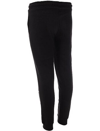 Calças de jogging kappa kecil pretas para menina