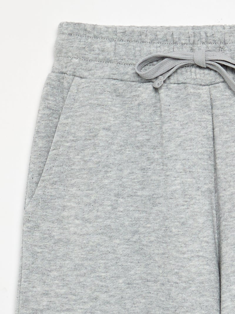 Calças de jogging largas - coleção fácil de vestir Cinza - Kiabi