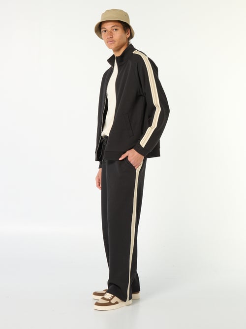 Calças de jogging largas com faixa fantasia - Kiabi