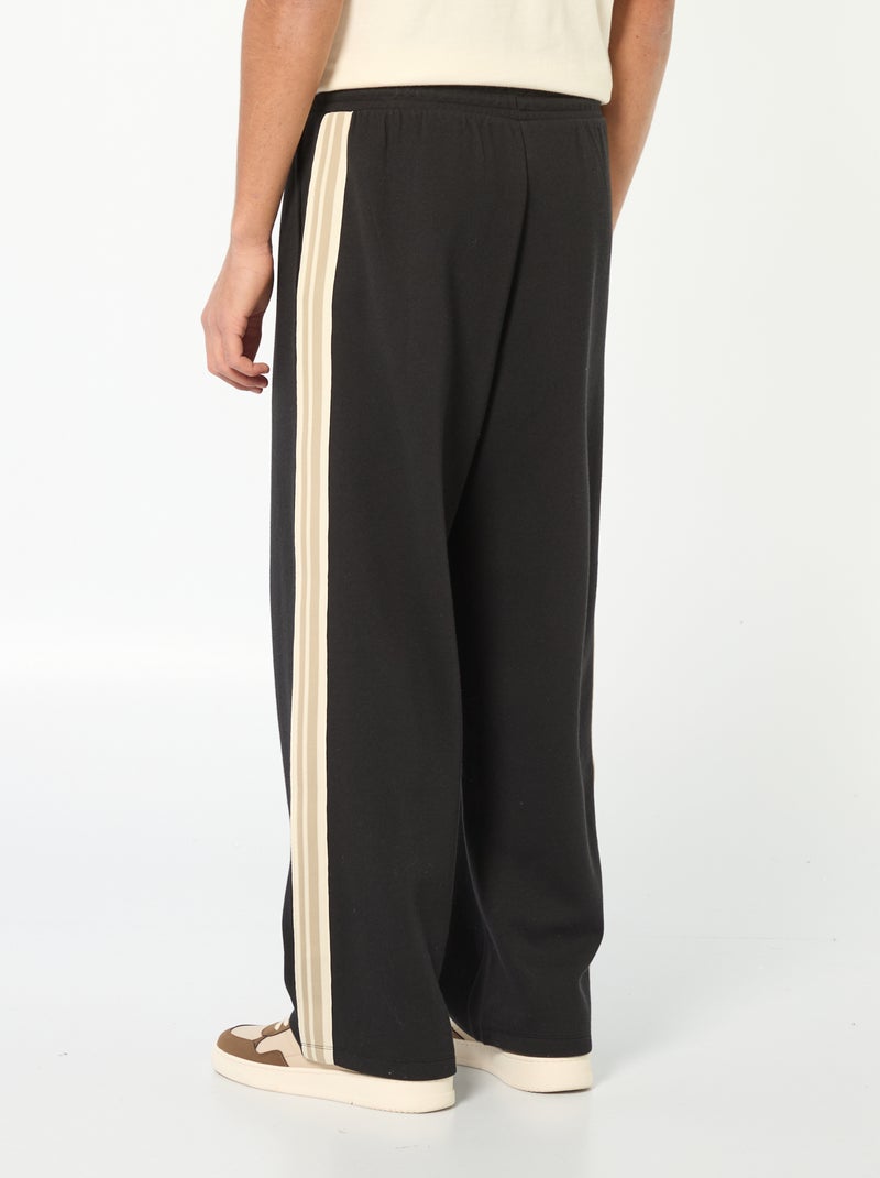 Calças de jogging largas com faixa fantasia Preto - Kiabi