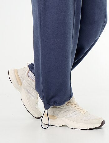 Calças de jogging largas desportivas