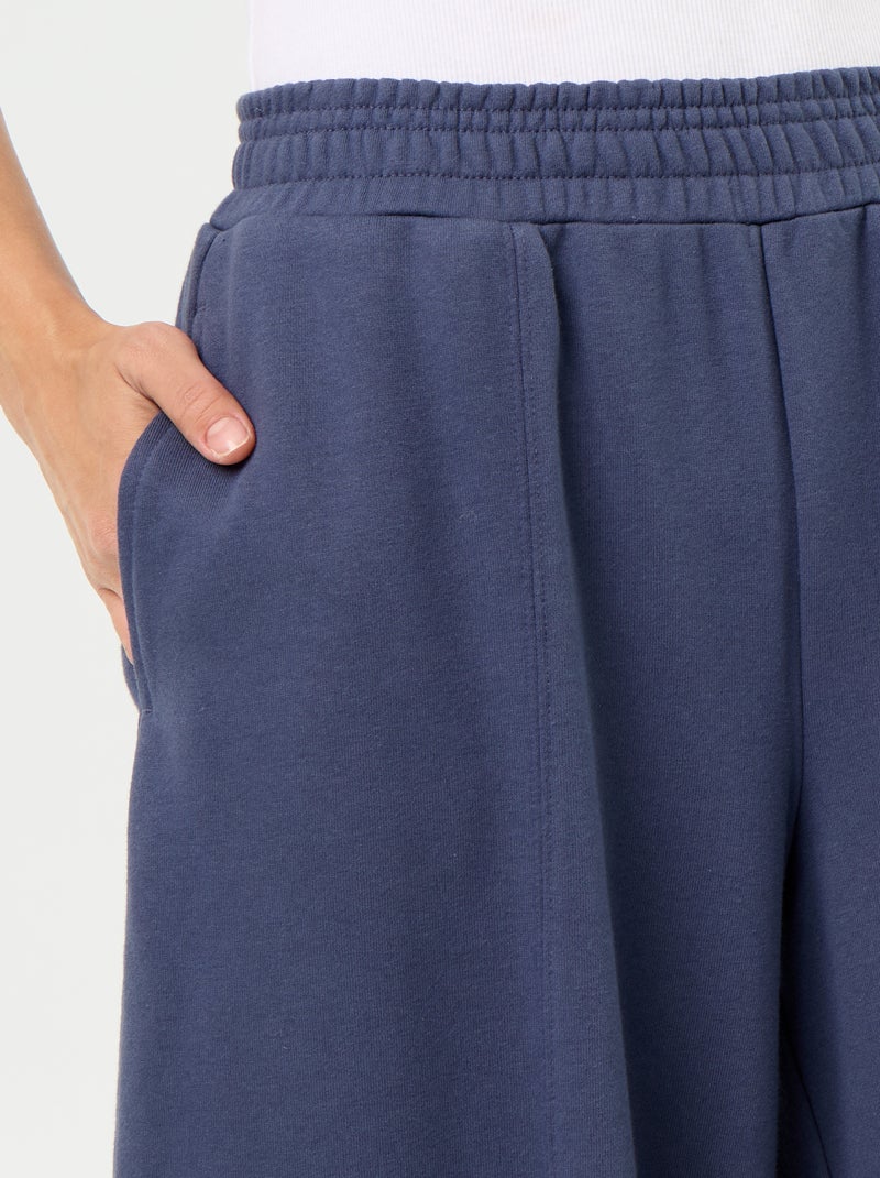 Calças de jogging largas desportivas Azul - Kiabi