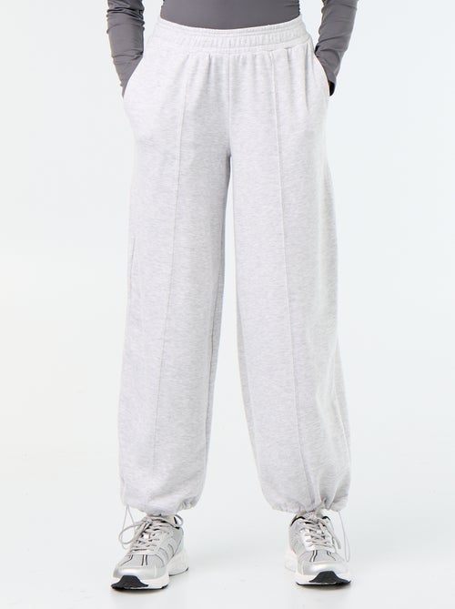 Calças de jogging largas desportivas - Kiabi Calças de jogging largas desportivas - Kiabi