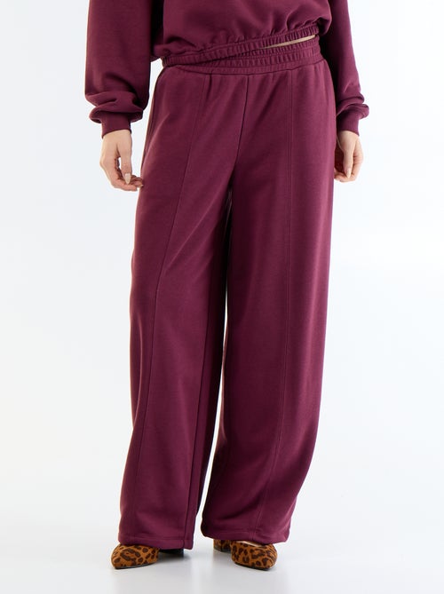 Calças de jogging largas desportivas - Kiabi Calças de jogging largas desportivas - Kiabi