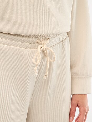 Calças de jogging largas e suaves