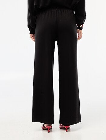 Calças de jogging largas em malha suave