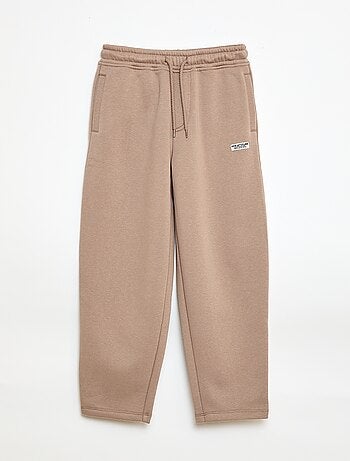 Calças de jogging largas em moletom