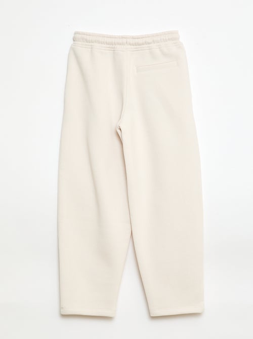 Calças de jogging largas em moletom - Kiabi