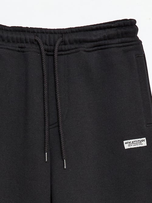 Calças de jogging largas em moletom - Kiabi