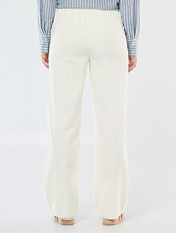 Calças de jogging largas em veludo cotelê