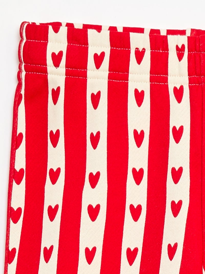 Calças de jogging largas fantasia 'Agathe Sorlet x Kiabi' - Dia dos Namorados Branco - Kiabi