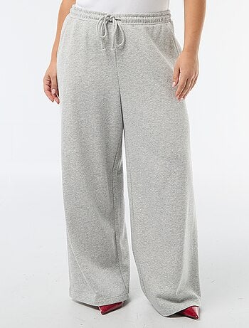 Calças de jogging largas lisas
