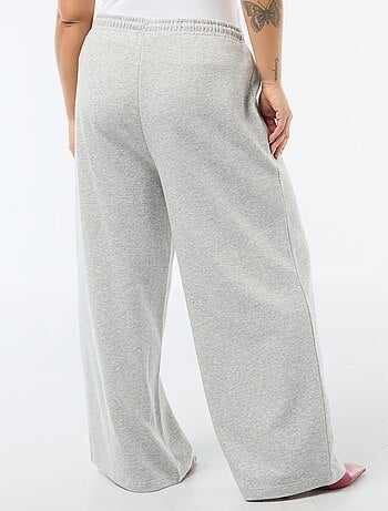 Calças de jogging largas lisas