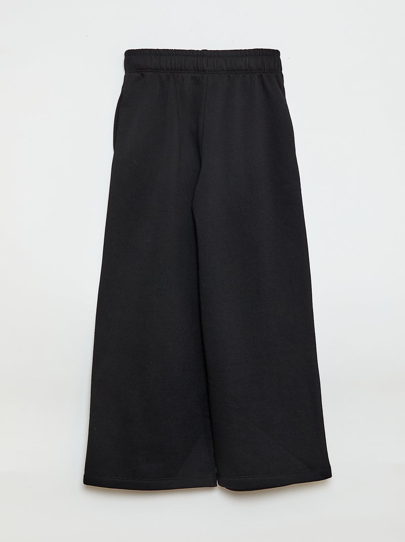 Calças de jogging largas Preto - Kiabi