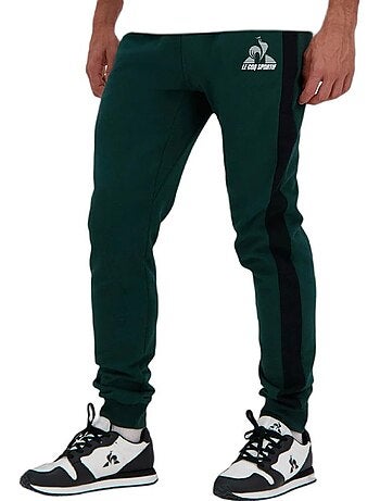 Calças de Jogging Le Coq Sportif Contemporâneas Verdes para Homem