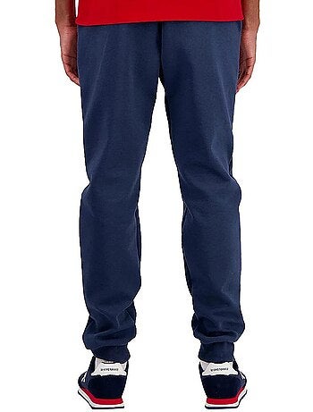 Calças de jogging le coq sportif regular para homem azul-marinho