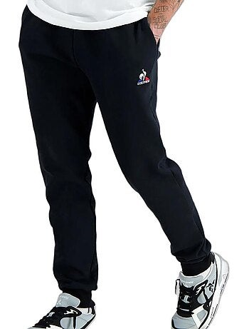 Calças de Jogging Le Coq Sportif Regular Pretas para Homem