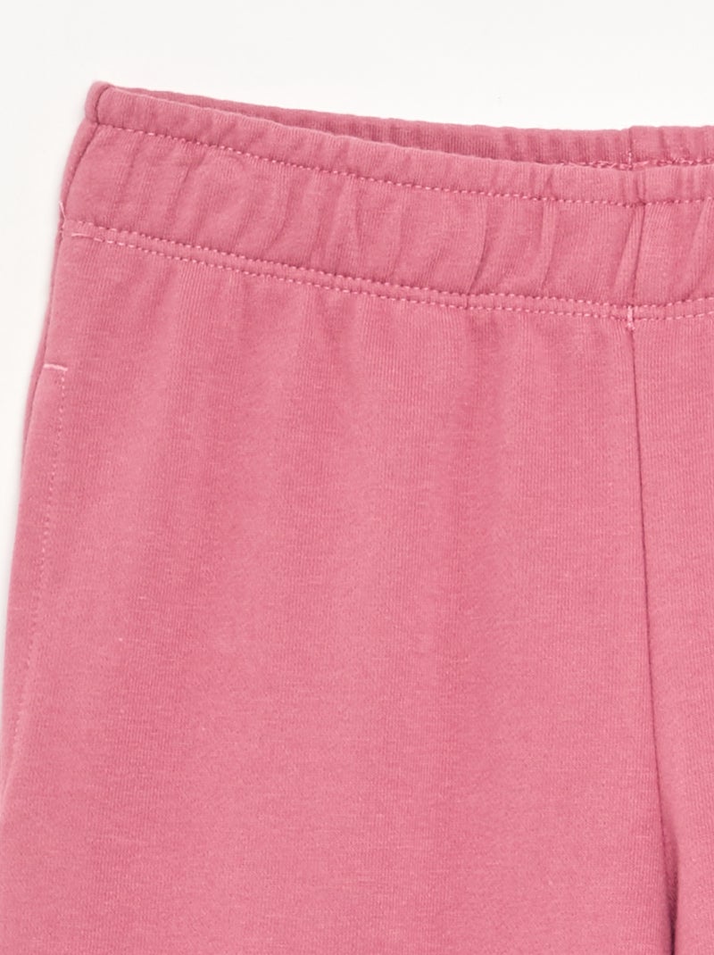 Calças de jogging leopardo Rosa - Kiabi