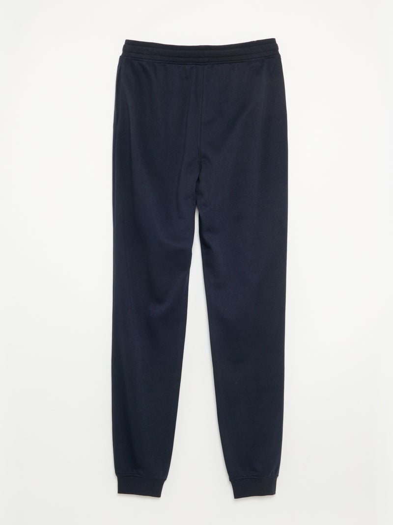 Calças de jogging lisas Azul - Kiabi