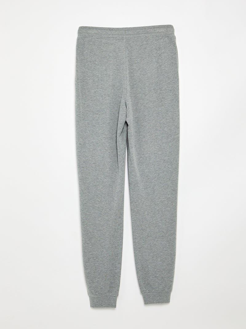 Calças de jogging lisas Cinza - Kiabi