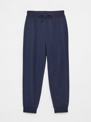 Calças de jogging lisas com cintura elástica