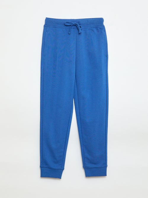 Calças de jogging lisas com cintura elástica - Kiabi