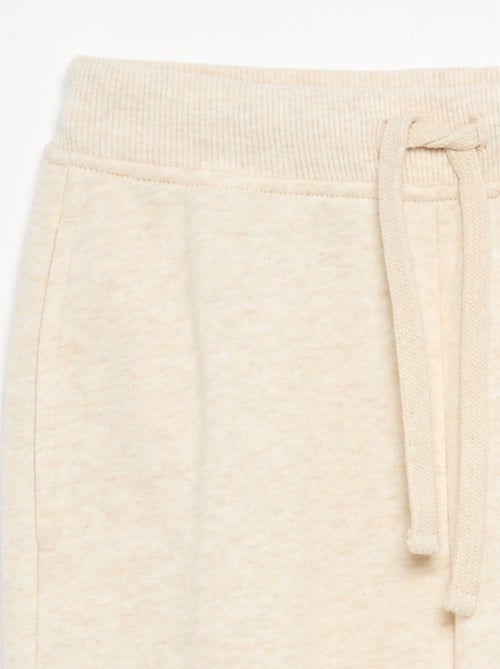 Calças de jogging lisas com cintura elástica - Kiabi