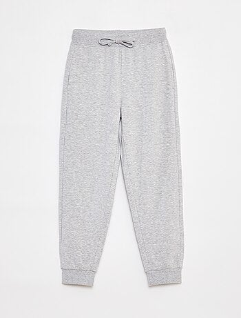 Calças de jogging lisas com cintura elástica