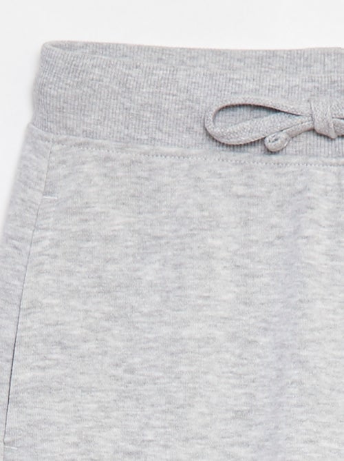 Calças de jogging lisas com cintura elástica - Kiabi