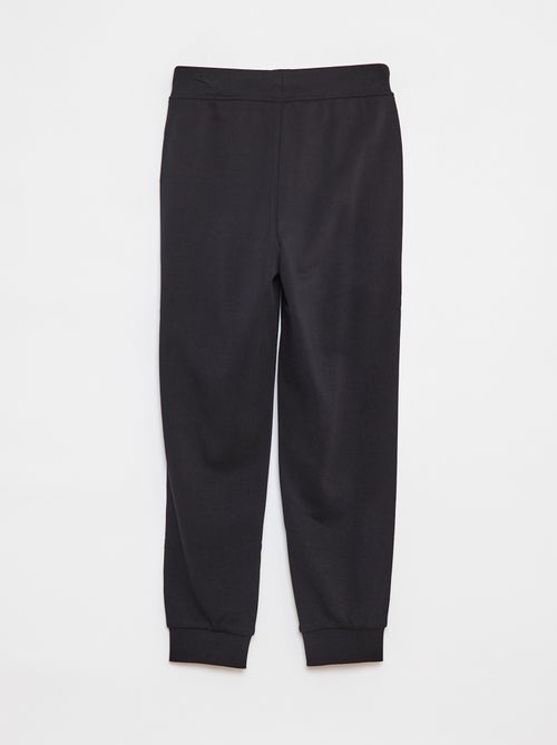 Calças de jogging lisas com cintura elástica - Kiabi